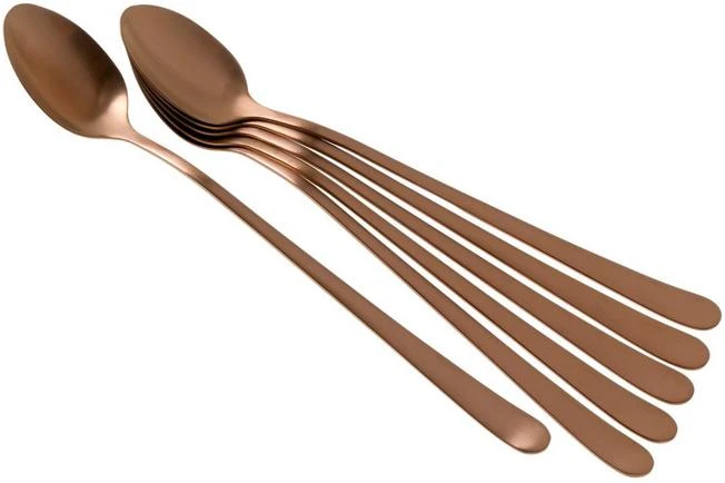 Amefa Austin 1410, 1410AETR06AV6 Cucharas Para Sorbete / Cucharas Para Latte Macchiato De Cobre, 6 Piezas 3 Amefa Austin 1410, 1410AETR06AV6 Cucharas Para Sorbete / Cucharas Para Latte Macchiato De Cobre, 6 Piezas