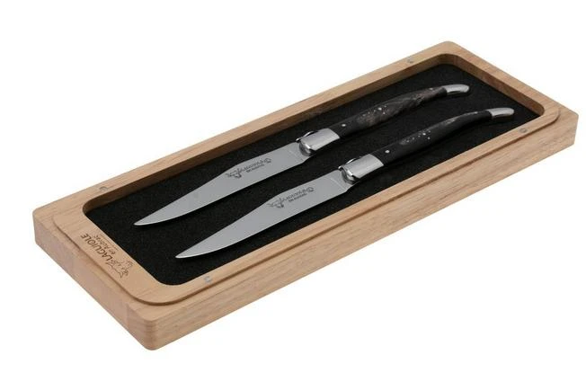 Laguiole En Aubrac, 22C99BUIH, Juego De 2 Cuchillos De Carne, Cuerno De Búfalo 8 Laguiole En Aubrac, 22C99BUIH, Juego De 2 Cuchillos De Carne, Cuerno De Búfalo - Imagen 6