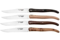 Laguiole En Aubrac 4MC99QFIHK, Juego De Cuchillos De Carne De 4 Piezas, Madera Francesa
