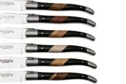 Laguiole En Aubrac 62C12PBMIH Paperstone Mixed Woods Matt Bolsters, Set De 6 Cuchillos Para Carne 7 Laguiole En Aubrac 62C12PBMIH Paperstone Mixed Woods Matt Bolsters, Set De 6 Cuchillos Para Carne -Kinifeses Comercio AU62C12PBMIH 02 laguiole