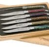 Laguiole En Aubrac Samba 62C99SADIH Juego De 6 Cuchillos Para Carne En Madera De Samba De Color 1 Laguiole En Aubrac Samba 62C99SADIH Juego De 6 Cuchillos Para Carne En Madera De Samba De Color -Kinifeses Comercio AU62C99SADIH 01 laguiole en aubrac