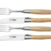 Laguiole En Aubrac CCF99BIIHL, Juego De Cubiertos De 4 Piezas, Caja De Madera