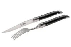 Laguiole En Aubrac CCF99EBIHL, Set De Cubertería De 4 Piezas, Madera De ébano -Kinifeses Comercio AUCCF99EBIHL 04 laguiole