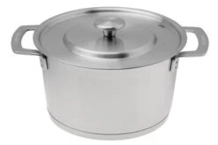 Combekk S-S 151104 Recycled Stainless Steel, Olla Con Tapa, 20 Cm, 3,1L