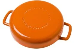 Combekk Sous Chef 192124OR Sartén Doble Mango 24 Cm, Naranja 5 Combekk Sous Chef 192124OR Sartén Doble Mango 24 Cm, Naranja -Kinifeses Comercio CB192124OR 02 combekk 1