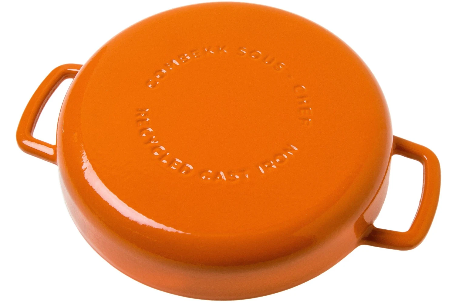 Combekk Sous Chef 192124OR Sartén Doble Mango 24 Cm, Naranja 4 Combekk Sous Chef 192124OR Sartén Doble Mango 24 Cm, Naranja - Imagen 2