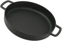 Combekk Sous Chef 192128BL Sartén Doble Mango 28 Cm, Negra