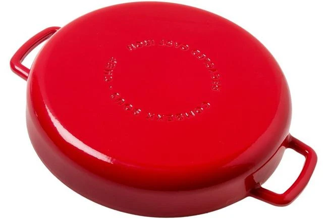 Combekk Sous Chef 192128RD Sartén Doble Mango 28 Cm, Rojo 4 Combekk Sous Chef 192128RD Sartén Doble Mango 28 Cm, Rojo - Imagen 2