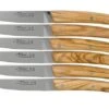 Claude Dozorme Le Thiers Juego De Cuchillos Para Carne 6-piezas, Madera De Olivo 2 Claude Dozorme Le Thiers Juego De Cuchillos Para Carne 6-piezas, Madera De Olivo -Kinifeses Comercio CD2 90 001 89 01 claude dozorme 1