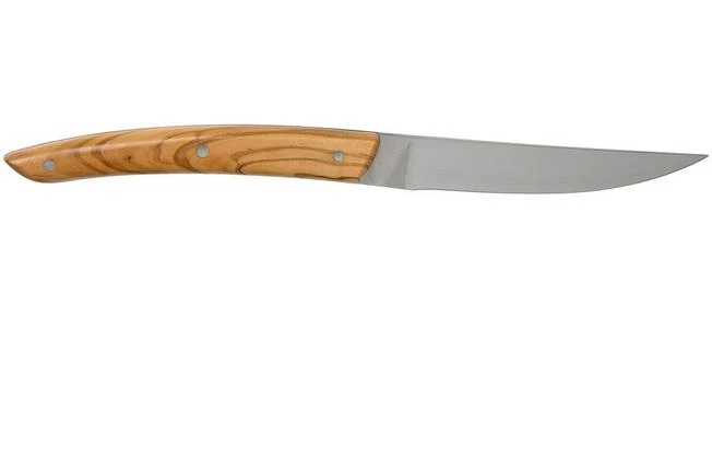 Claude Dozorme Le Thiers Juego De Cuchillos Para Carne 6-piezas, Madera De Olivo 4 Claude Dozorme Le Thiers Juego De Cuchillos Para Carne 6-piezas, Madera De Olivo - Imagen 2