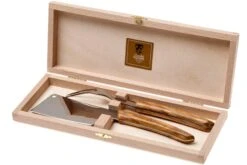 Claude Dozorme Set De Cuchillos Para Quesos Blandos, Madera De Olivo