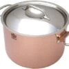 De Buyer Prima Matera Cocotte De Cobre Alta 24 Cm Con Tapa De Acero Inoxidable DEB6243.24 -Kinifeses Comercio DEB6243 24 01 de buyer prima matera deb6243 24 01 1
