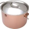 De Buyer Prima Matera Cocotte De Cobre Alta 24 Cm Con Tapa De Acero Inoxidable DEB6243.24 -Kinifeses Comercio DEB6243 24 01 de buyer prima matera deb6243 24 01