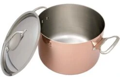De Buyer Prima Matera Cocotte De Cobre Alta 24 Cm Con Tapa De Acero Inoxidable DEB6243.24 -Kinifeses Comercio DEB6243 24 02 de buyer prima matera deb6243 24 02 1