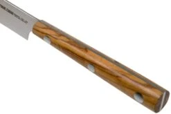 Due Cigni Hakucho Cuchillo Para Carne 12 Cm, Madera De Olivo -Kinifeses Comercio DG2C502OL 05 due cigni