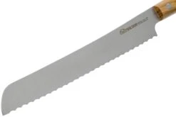 Due Cigni Hakucho Pankiri/ Cuchillo Para Pan 21 Cm, Madera De Olivo -Kinifeses Comercio DG2C510OL 03 due cigni