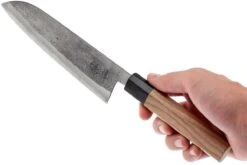 Eden Dento Santoku 16,5 Cm, Aogami Steel -Kinifeses Comercio EQ2070 316 06 eden dento santoku eq2070 316 06