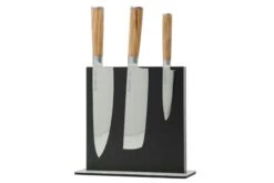 Eden Magnetic Knife Block EQB102 Madera De Fresno, Negro -Kinifeses Comercio EQB102 05 eden