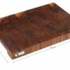 Eden Tabla De Cortar Hecha A Mano, Nogal Americano, 35x25 Cm -Kinifeses Comercio EQP007 3525 01 eden snijplank eqp007 3525 d1