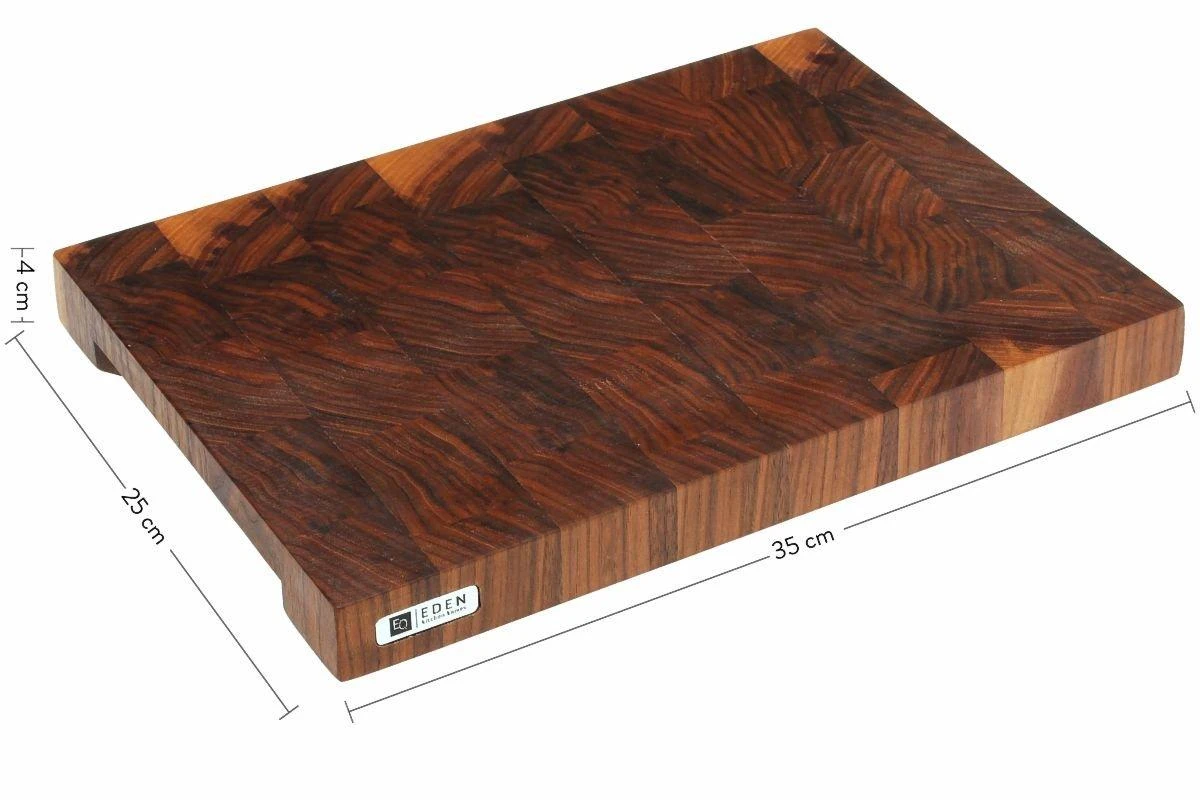 Eden Tabla De Cortar Hecha A Mano, Nogal Americano, 35x25 Cm 3 Eden Tabla De Cortar Hecha A Mano, Nogal Americano, 35x25 Cm