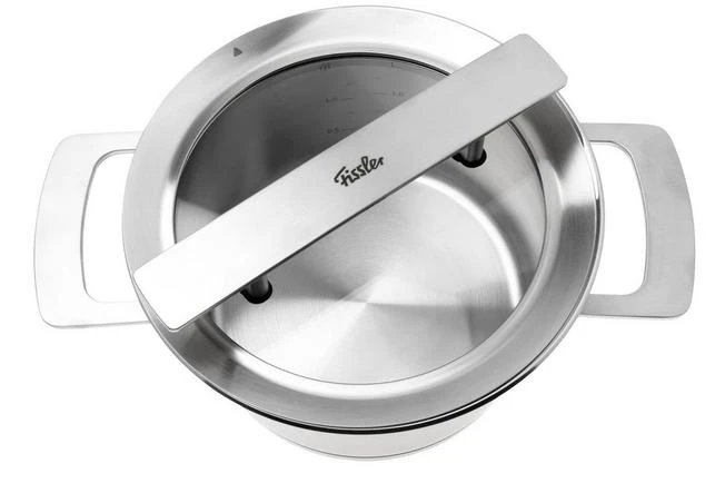Fissler Phi Collection 016-113-16-000-0 Olla, 16 Cm, 1.9L, Tapa De Vidrio 7 Fissler Phi Collection 016-113-16-000-0 Olla, 16 Cm, 1.9L, Tapa De Vidrio - Imagen 5