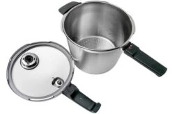 Fissler Vitavit Premium 622-412-06-070 Olla A Presión 22 Cm, 6.0L Con Inserto De Vapor -Kinifeses Comercio FI622 412 06 070 03 fissler