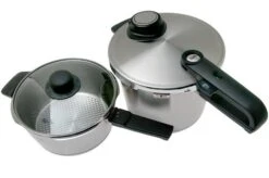 Fissler Vitavit Premium 622-412-13-090, Juego De Olla A Presión De 4 Piezas Con Tapa De Cristal Y Tapa De Vapor 5 Fissler Vitavit Premium 622-412-13-090, Juego De Olla A Presión De 4 Piezas Con Tapa De Cristal Y Tapa De Vapor -Kinifeses Comercio FI622 412 13 090 02 fissler 1