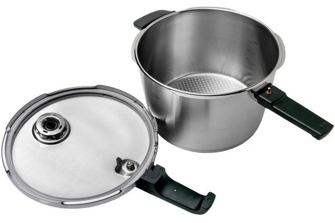 Fissler Vitavit Premium 622-812-08-070 Olla A Presión 26 Cm, 8.0L Con Inserto De Vapor 5 Fissler Vitavit Premium 622-812-08-070 Olla A Presión 26 Cm, 8.0L Con Inserto De Vapor - Imagen 3
