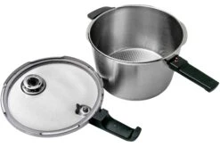 Fissler Vitavit Premium 622-812-08-070 Olla A Presión 26 Cm, 8.0L Con Inserto De Vapor -Kinifeses Comercio FI622 812 08 070 03 fissler