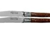 Fontenille Pataud Laguiole 2dlg Juego De Cuchillos Para Carne Amourette Madera De Serpiente, LTC2A -Kinifeses Comercio FPLTC2A 01 fontenille pataud