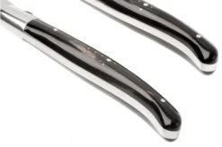 Fontenille Pataud 2uds Juego De Cuchillos Para Carne Cuerno De Búfalo -Kinifeses Comercio FPLTC2PCN 07 fontenille pataud fpltc2pcn steakmessenset buffel d7 1