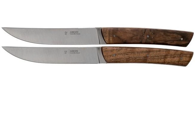 Fontenille Pataud Le Thiers Juego De Cuchillos Para Carne Madera De Nogal Burl, TR2TNO 2 Unidades 3 Fontenille Pataud Le Thiers Juego De Cuchillos Para Carne Madera De Nogal Burl, TR2TNO 2 Unidades