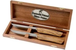 Fontenille Pataud Le Thiers Juego De Cuchillos Para Carne Madera De Olivo, TR2TOL 2 Unidades -Kinifeses Comercio FPTR2TOL 07 fontenille pataud