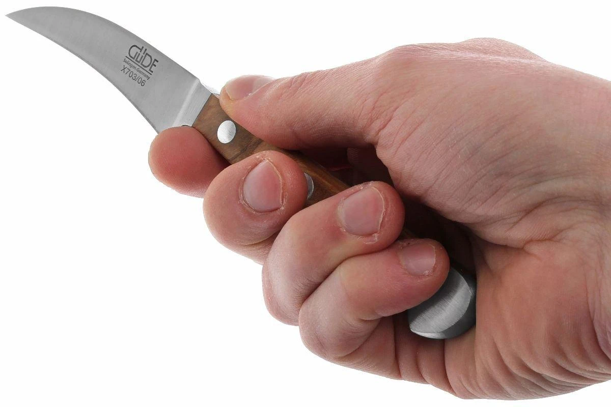 Güde Alpha Olive Bird's Beak Cuchillo Curvo, X703/06 7 Güde Alpha Olive Bird's Beak Cuchillo Curvo, X703/06 - Imagen 5