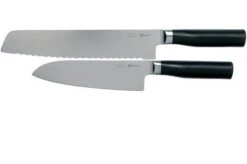 Kai Tim Malzer Kamagata Monster Set TMK-SB22, Juego De Cuchillos De 2 Piezas Santoku Y Cuchillo De Pan + Libro De Cocina -Kinifeses Comercio KATMK SB22 02 kai shun 1