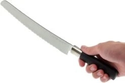 Kai Wasabi Black Cuchillo De Pan 23cm 6723B -Kinifeses Comercio KAWB 6723B 07 kai wasabi black broodmes kawb 6723b 07