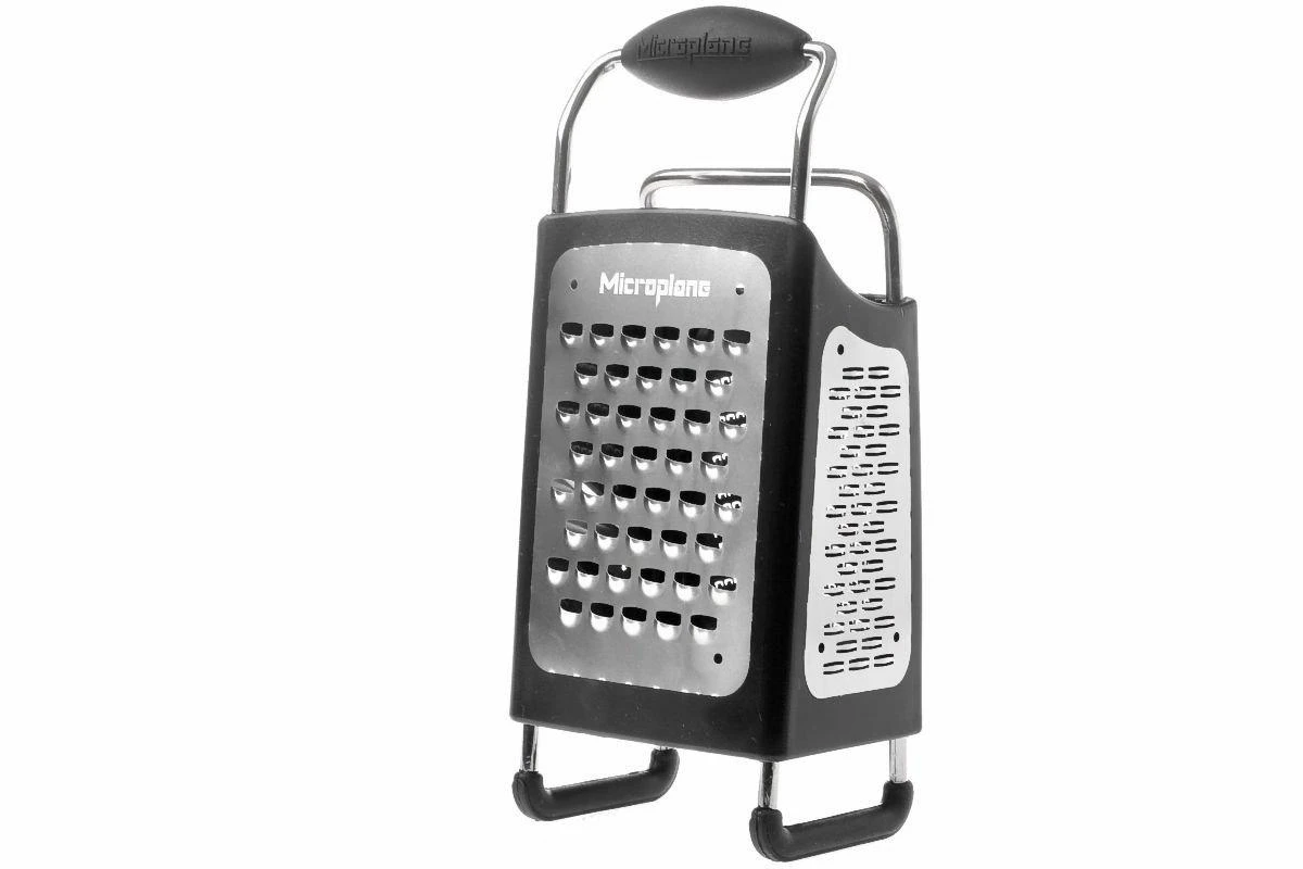 Microplane 4 Lados Rallador Box Grater Negro 3 Microplane 4 Lados Rallador Box Grater Negro