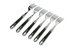 Forge De Laguiole FE62MINBF Juego De 6 Tenedores De Mesa, Pulido, Cuerno De Búfalo -Kinifeses Comercio LAFE62MINBF 02 forgelaguiole