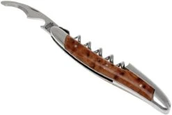 Forge Laguiole SOM1THBRI, Sacacorchos De Camarero Pulido, Madera De Tuya -Kinifeses Comercio LASOM1THBRI 03 forge de laguiole kelnersmes lasom1thbri 03