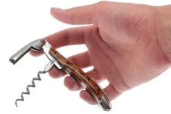 Forge Laguiole SOM1THBRI, Sacacorchos De Camarero Pulido, Madera De Tuya -Kinifeses Comercio LASOM1THBRI 04 forge de laguiole kelnersmes lasom1thbri 04