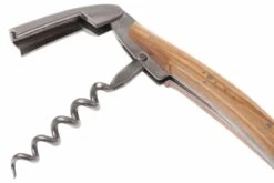 Forge Laguiole LASOMOL, Sacacorchos De Camarero, Madera De Olivo -Kinifeses Comercio LASOMOL 03 forge de laguiole kelnermes lasomol d3