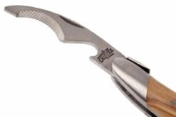 Forge Laguiole LASOMOL, Sacacorchos De Camarero, Madera De Olivo -Kinifeses Comercio LASOMOL 04 forge de laguiole kelnermes lasomol d4