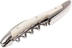 Forge Laguiole SOMX1OS Sacacorchos De Camarero Pulido, Hueso Blanco -Kinifeses Comercio LASOMX1OS 05 forge de laguiole lasomx1os 05