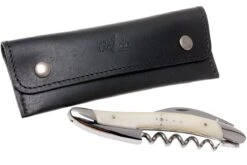 Forge Laguiole SOMX1OS Sacacorchos De Camarero Pulido, Hueso Blanco -Kinifeses Comercio LASOMX1OS 07 forge de laguiole lasomx1os 07
