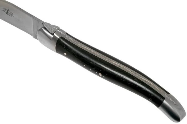 Forge De Laguiole, LAT22MINEB, Juego De Cuchillos Para Carne De 2 Piezas Mate, Madera De ébano 7 Forge De Laguiole, LAT22MINEB, Juego De Cuchillos Para Carne De 2 Piezas Mate, Madera De ébano - Imagen 5