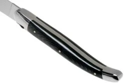 Forge De Laguiole T22MINTCNOI Negro Micarta Juego De Cuchillos Para Carne Pulidos De 2 Piezas -Kinifeses Comercio LAT22MINTCNOI 04 forge de laguiole