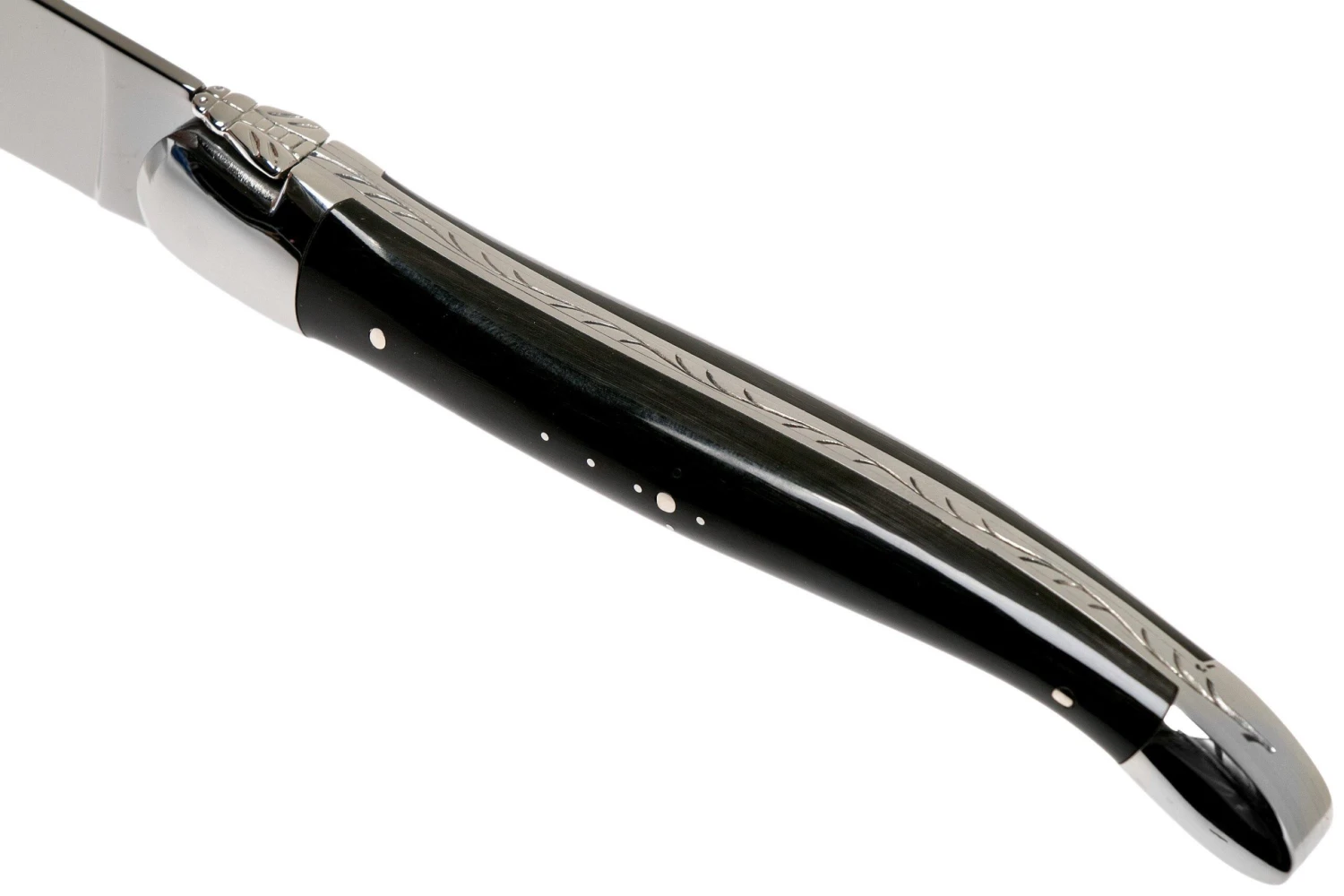 Forge Laguiole Set De 6 Juego De Cuchillos Para Carne, Cuerno Negro, T62MINBN 9 Forge Laguiole Set De 6 Juego De Cuchillos Para Carne, Cuerno Negro, T62MINBN - Imagen 7