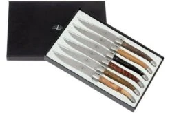 Forge Laguiole, T62MINBOISSAT, Afieltrado, 6 Tipos De Madera