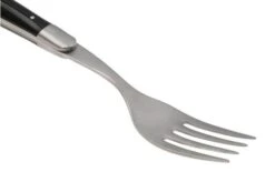 Forge De Laguiole Knife And Fork TF2MINEB Ebony, Juego De 2 Cubiertos, Mate -Kinifeses Comercio LATF2MINEB 05 forgedelaguiole