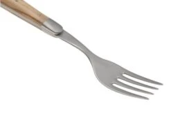 Forge De Laguiole Knife And Fork TF2MINOL Olive Wood, Juego De 2 Cubiertos, Mate -Kinifeses Comercio LATF2MINOL 05 forgedelaguiole